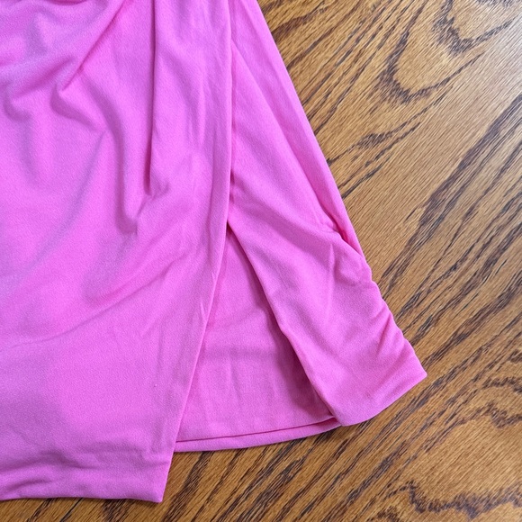 Tiger Mist Pink Ruched Dress - Picture 2 of 5